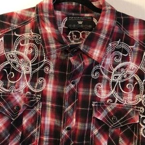 Buckle Red and black Pop Icon shirt